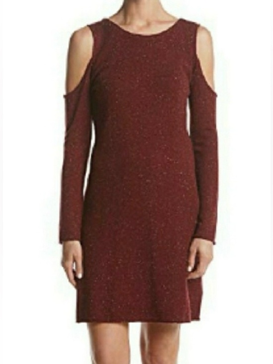 Philosophy Dresses & Skirts - Philosophy Cashmere Cold Shoulder Sweater Dress…